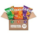 Quest Nutrition Tortilla Style Protein Chips Variety Pack, 12 Count
