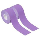 PATIKIL 32.8ft x 1.5 Inch Aerial Hoop Tape, Athletic Tape Adhesive Non-Slip Grip Tape Yoga Rig Sports Tape for Wrapping Exercises Gymnastics, Purple
