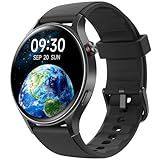 Fitpolo Smart Watch for Men Women,1.3" AMOLED Touchscreen Fitness Tracker, Make/Answer Calls, Heart Rate SpO2 Monitor, IP68 Waterproof, Sleep & Activity Tracking Smartwatch for Android Phones iPhone