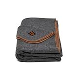 Arcturus Military Wool Blanket - Warm, Thick, Washable - Great for Outdoors, Camping, Stadium Blanket, Picnics, Travel - Car & Bushcraft Survival Kits, Large 64" x 88" 4.5 lb