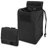 Tactical Molle Dump Pouch, Roll-Up Drawstring Magazine Folding Dump Bag
