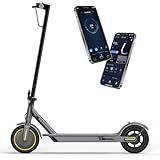 NAVIC T5 350W Electric Scooter Adults, 8.5" Solid Tires, Up to 19 MPH, and 22 Miles Long-Range, Foldable E-Scooter with App Control