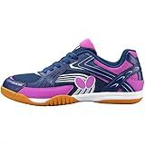 Butterfly mens Athletic Table Tennis Shoes, Navy, 7 US