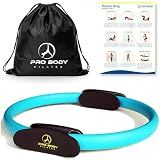 ProBody Pilates Ring — 14 Inch Magic Circle, Pilates Equipment for Inner Thigh Toning, Core, Glutes & PT Workouts | Pilates at Home Equipment (Blue)