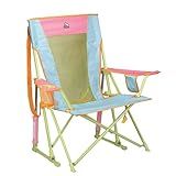 GCI Outdoor Comfort Pro Rocker Camping Chair | Portable Folding Rocking Chair with Durable Armrests & Drink Holder — Sweet Tea