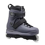Rollerblade Blank Team Unisex Adult Fitness Inline Skate, Gray, Urban Performance Inline Skates 11/11.5