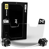 Nxtrnd VZR1 Football Visor, Flat Lens Technology, Fits Adult & Youth Football Helmets (Clear)