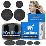 CauliBuds™ Cauliflower Ear Magnets - Premium Silicone Magnet Compression Kit for Cauliflower Ear Prevention & Treatment in BJJ, Wrestling, MMA, & Rugby - Minimize Ear Draining (Black)