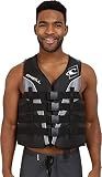 O'Neill Men's Superlite USCG Life Vest,Black/Black/Smoke:White,L