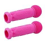 Gladeer Kids Scooter Handle Grips Replacement Handlebars for 2/3/4 Wheels Child Kick Scooters Bike Rocking Car, 2-Pack (Pink)