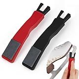 Anglekai 2PCS Ice Skate Blade Sharpener, Hockey Skate Sharpener Tool for Protecting