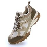 CC-Los Women's Lightweight Waterproof Hiking Shoes for Walking, Outdoor & Climbing Beige Size 7.5
