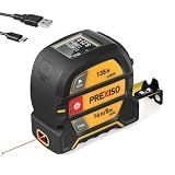 PREXISO 2-in-1 Laser Tape Measure 135Ft Rechargeable Laser Measurement Tool