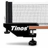 Tinos Premium Table Tennis Net & Post | Pro Heavy Duty Clamp Ping Pong Net