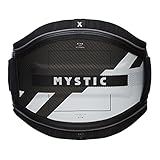 Mystic Majestic X Waist Harness No Spreader Bar 2021- Black/White 210017 XL