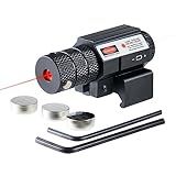 Pinty Compact Tactical Red Laser Sight with Picatinny Mount Alan Wrenches for Hunting - Easy and Bright