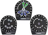 Focus Foam Dart Trainer | Soft Tip | Cricket 3 Pack (15.5" Boards