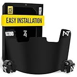 Nxtrnd VZR1 Football Visor, Flat Lens Technology, Fits Adult & Youth Football Helmets (Black)