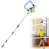 Volleyball Spiking Trainer - Adjustable Length 62" to 85", Ideal for Serving, Spiking & Jumping Drills, Realistic Ball Feel - Perfect Training Equipment for Beginners & Professionals (No Ball)