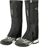 Unigear Snow Leg Gaiters, Waterproof Boot Gaiters for Hiking Walking Climbing Hunting Skiing 1000D Fabric (Medium)