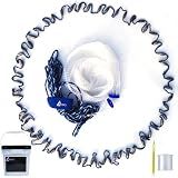 Drasry 3/8 Saltwater Fishing Cast Net for Bait Trap with Heavy Lead Sinkers Fish Throw Net. Size 3ft/4ft/5ft/6ft/7ft/8ft/9ft Radius Freshwater(Mono Lines Cast Net, 8FT(240cm) Radius)