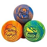 Sky Bounce® Balls Rainbow Color Rubber Handball for Recreational Handball (Hand Ball), Stickball, Racquetball, Catch, Fetch, and Many More Games 2 1/4" Diameter Premium Hollow Rubber (Pack of 12)