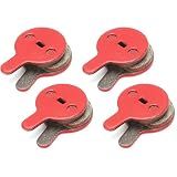 Lwuey Bike Disc Brake Pads, Semi Metal Resin Low Noise BB5/M446, 4 Pairs