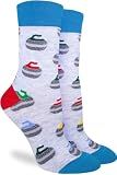 Good Luck Sock Women's Curling Stones Socks, Adult, Shoe Size 5-9