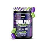 REDCON1 Total War Reloaded Pre Workout, Sour Gummy Bear - Creatine, Beta Alanine + L-Citrulline Malate Keto Friendly for Men & Women with 350mg of Caffeine - Fast Acting (30 Servings)