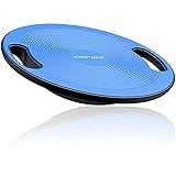 EVERYMILE Wobble Balance Board, Exercise Balance Stability Trainer Portable Balance Board with Handle for Workout Core Trainer Physical Therapy & Gym Diameter No-Skid Surface 15.7" Blue
