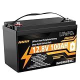 12V 100Ah LiFePO4 Lithium Battery, Group 31 Deep Cycle with Smart 100A BMS & Low Temp Cut-Off, 15000 Cycles 10-Year Life, Lightweight Replacement for RV, Solar, Marine, Home Backup, Off-Grid