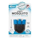 Thermacell Rechargeable Mosquito Repeller Refills; Advanced Repellent Formula Provides 20 Foot Protection Zone; Compatible with Thermacell E-Series & Radius Only; No DEET, Spray or Flame