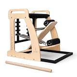 JHBYBMG Pilates Chair, Pilates Chair for Home Workouts, Sturdy Metal Frame, Pilates Stability Chair, Yoga Fitness Trainer, Pilates Reformer Machine (Black) (26.5*30 inch)