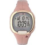 Timex Women's Ironman Triathlon Transit 33mm Resin Strap Watch – Rose Gold Top-Ring & Pink Resin Strap