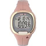 Timex Women's Ironman Triathlon Transit 33mm Resin Strap Watch – Rose Gold Top-Ring & Pink Resin Strap