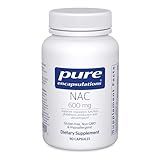 Pure Encapsulations NAC 600 mg - N-Acetyl Cysteine NAC Supplement for Lung Health & Immune Support, Liver Support & Antioxidants* - with Freeform N-Acetyl-L-Cysteine - 90 Capsules