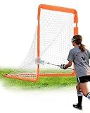 VEVOR Lacrosse Goal, 4' x 4' Portable Lacrosse Net for Small Kids
