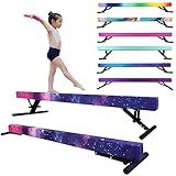 Seliyoo Balance Beam for Kids 8FT Adjustable Gymnastics Beam 8 FT with Professional Triangular Base, High and Low Floor Beams,Home Gym Equipment for Toddlers to Teenager