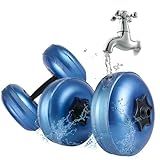 Water Filled Dumbbells Set, Water Filled Weights 2Pcs/Set, Portable Travel Weights, Shaping and Body Building, Strength Training, 8-10kg Portable PVC Travel Dumbbells