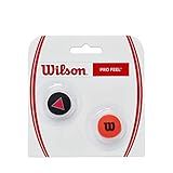 WILSON unisex adult Pro Feel Clash dampener, Red, 2 US