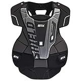 STX Lacrosse Shield 400 Chest Protector, Large , Black