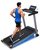 BORGUSI 47.3" Smart Treadmill with Auto Incline & Bluetooth App, 3.5 HP Walking Pad Treadmill for Home, 300 lbs Weight Capacity, 10 MPH Speed, 40 Preset Programs, LED Display