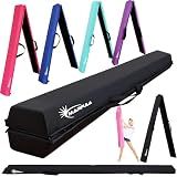 MARFULA 6 FT / 8 FT / 9 FT / 10 FT Folding Gymnastic Balance Beam for Kids | Foam Balance Beam with Anti Slip Bottom, Pu Cover, Fold Design with Carry Bag Gymnastic Equipment for Kids Home and Club Use
