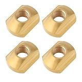 SG Store 4Pcs M8 Hydrofoil T Nut Brass Track Nut for Hydrofoil Track Windsurfers Kiters Wing Foilers, 20x8mm, 20x14mm