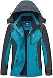 Diamond Candy Women's Waterproof Rain Jacket with Hood Lightweight Outdoors Raincoat