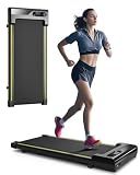 Walking Pad Treadmill for Home - Under Desk Treadmills Portable Mini Compact Walk Pads for Small Spaces Office Indoor Apartment Floor Flat Running Machine with Remote Quiet Lightweight