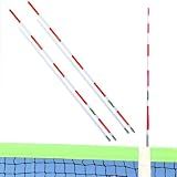 BOARDEE PRO Screw-On Foldable Volleyball Antenna Set – Premium Painted Fiberglass Volleyball Net Antennas for Indoor, Outdoor & Beach Volleyball Nets – 2-Piece Antenna Set, Sleeves Not Included