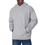 Hanes Men's Ultimate Cotton Heavyweight Pullover Hoodie Sweatshirt, Light Steel, X-Large