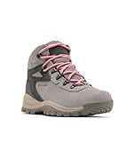 Columbia Womens Newton Ridge Plus Waterproof Amped, Stratus/Canyon Rose, 8.5