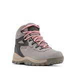Columbia Womens Newton Ridge Plus Waterproof Amped, Stratus/Canyon Rose, 8